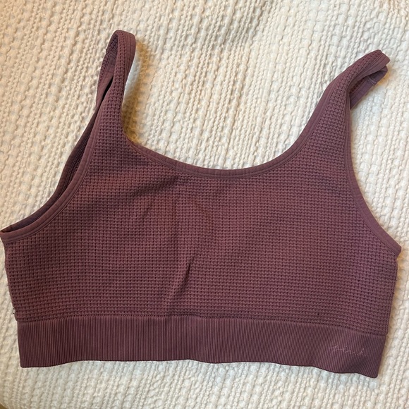 Victoria’s Secret PINK Lounge Seamless Scoop Bralette in Mauve Size M/L - Picture 1 of 2